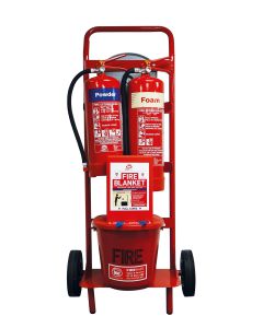 Mobile Fire Point Trolley Foam & Dry Powder Extinguishers FPT1