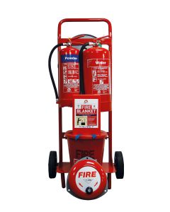 Mobile Fire Point Trolley Dry Powder & Water Extinguishers FPT6