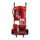 Mobile Fire Point Trolley Dry Powder & Water Extinguishers FPT6H