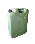 20 Litre Green Plastic Army Style Fuel Can MPMD4911