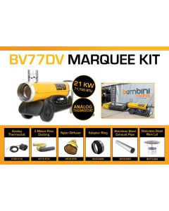 Master BV77DV Marquee Kit With Analog Thermostat, 3 Metre Ducting & Accessories BV77MKP1